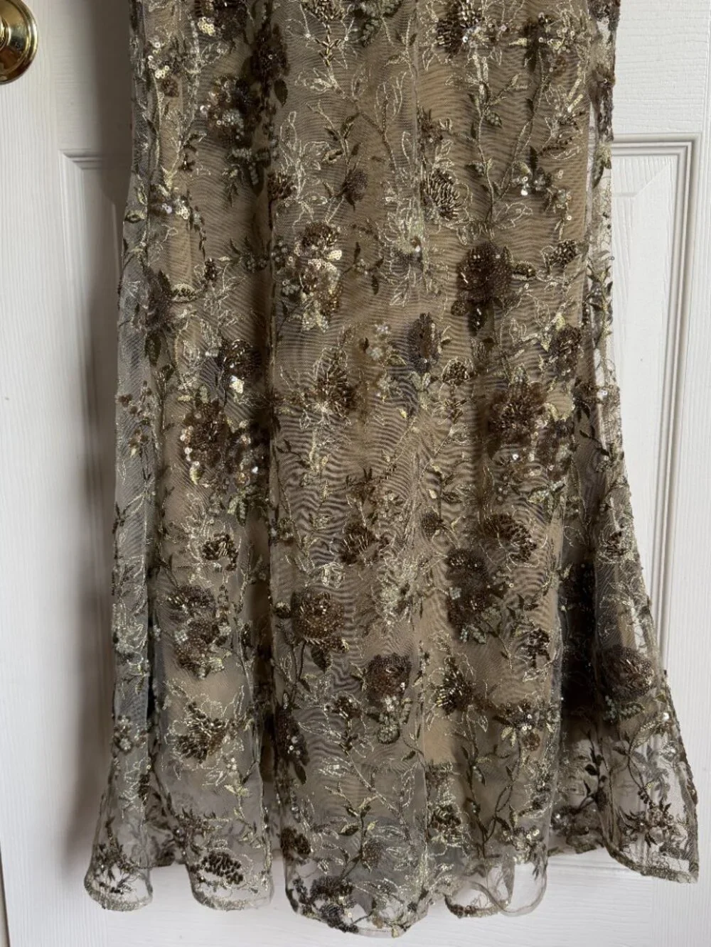 House of CB Naima Dress - Olive Bronze NWT - Picture 6 of 7